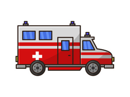 Illustrated ambulance preview picture
