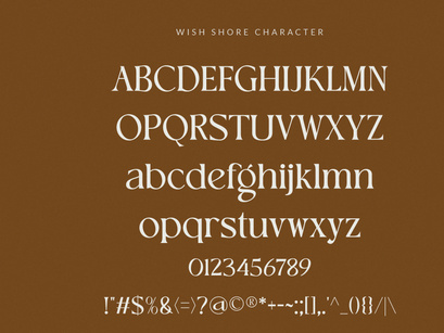 WishShore ||Vintage display font