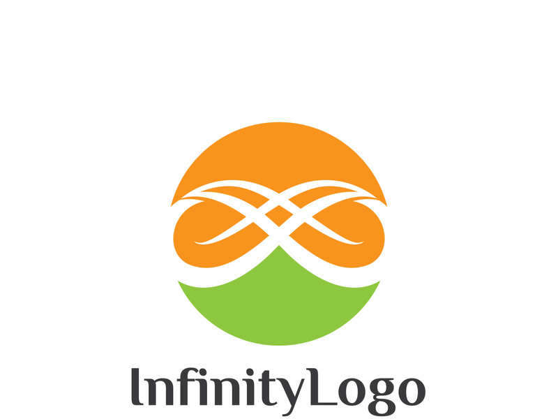 Infinity Design Vector icon illustration Logo template design