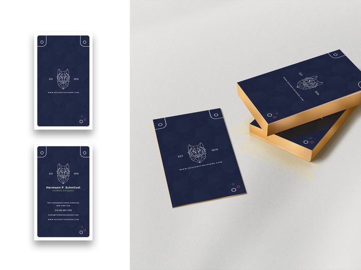Photographer Minimal Business Card-Vertical
