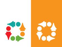 Community, network and social icon design template