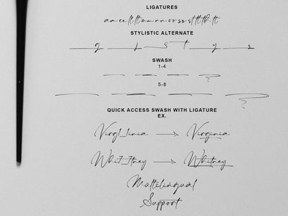 Dontheus - Signature Font