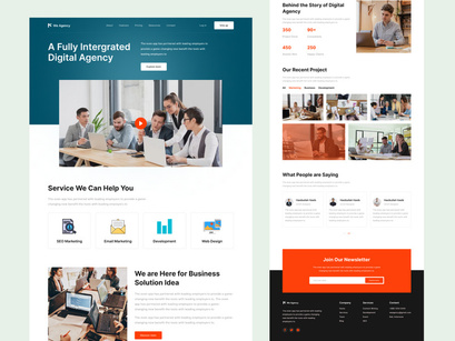We Agency - Digital-Marketing-Agency-Landing-Page-Design