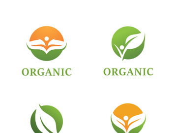 Landscape design  garden  Plant  nature and ecology vector logo preview picture