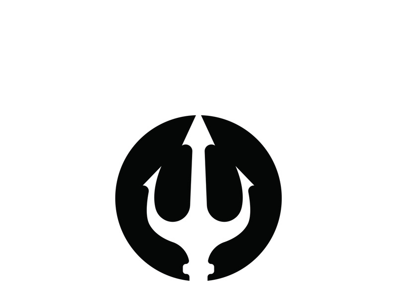 Trident Logo Template vector icon illustration design
