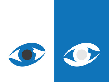 Eye logo icon design template illustration preview picture