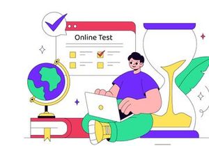 10 Online Test Vector Illustration
