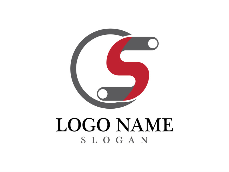 Business corporate S letter logo design vector