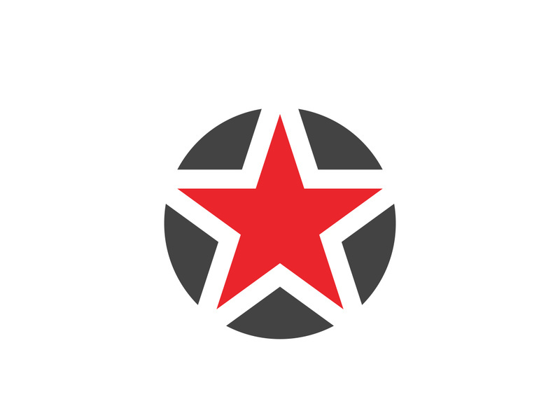 Star Logo Template icon illustration design