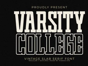 Varsity College - Vintage Slab Serif preview picture