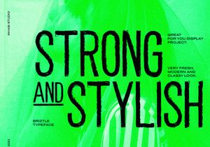 Briztle - Condensed Font
