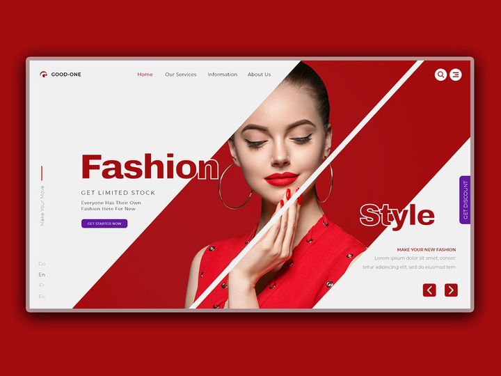 Fashion Landing Page Design