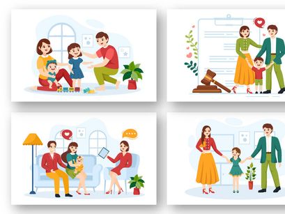 13 Child Adoption Agency Illustration