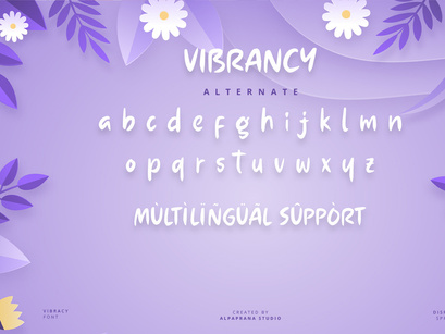 Vibrancy - Display Font