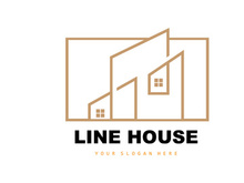 House Logo, Building Furniture Design