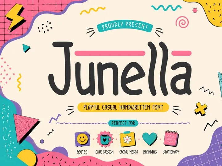 JUNELLA – Playful Casual Handwritten