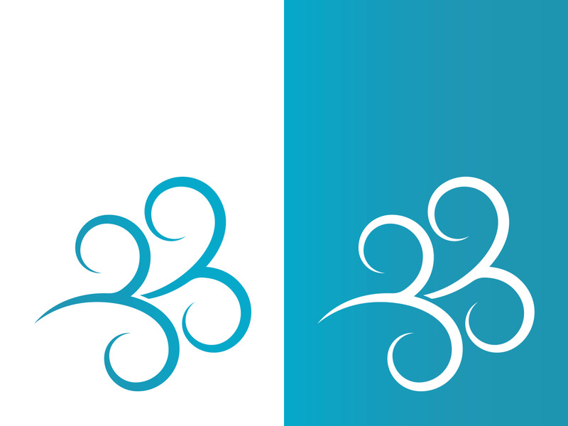 Wind icon vector illustration design template