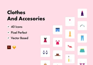 Clothes & Accessories Icons