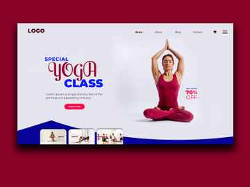 Special Yoga Landing Page preview picture