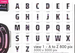 Future Science - Free 3D Lettering (PNG)