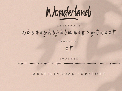Wonderland - Handwritting Font