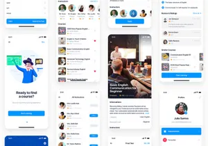 Edulake - Online Course UI Kit for Adobe XD