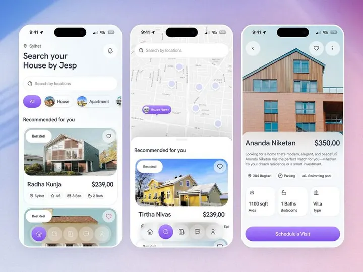 Real estate app | Flutter Android iOS | Houze v1.0