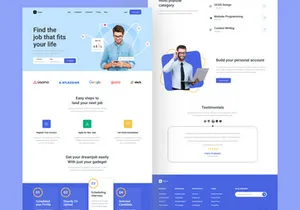 Hireup - Job landing page