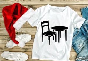 Chair and round table set