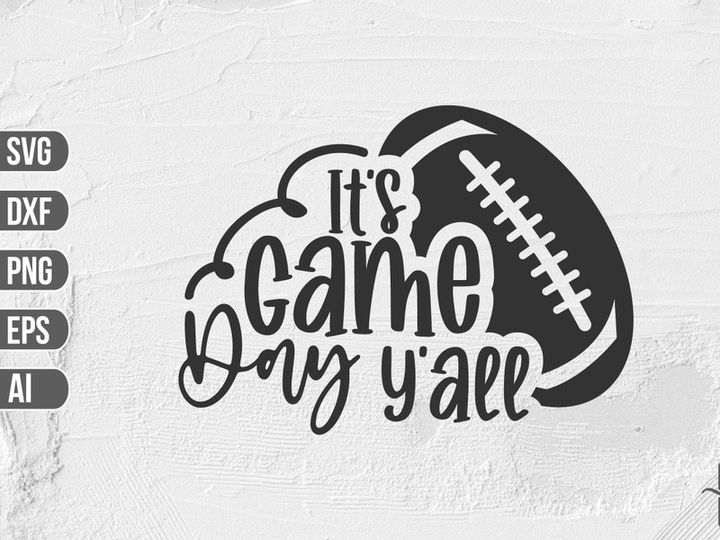 It's Game Day Y'all SVG