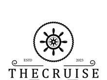 The cruise logo,ship steering logo, boat, yacht, rope, maritime, anchor. Logo for business, sailor, sailing, tourism