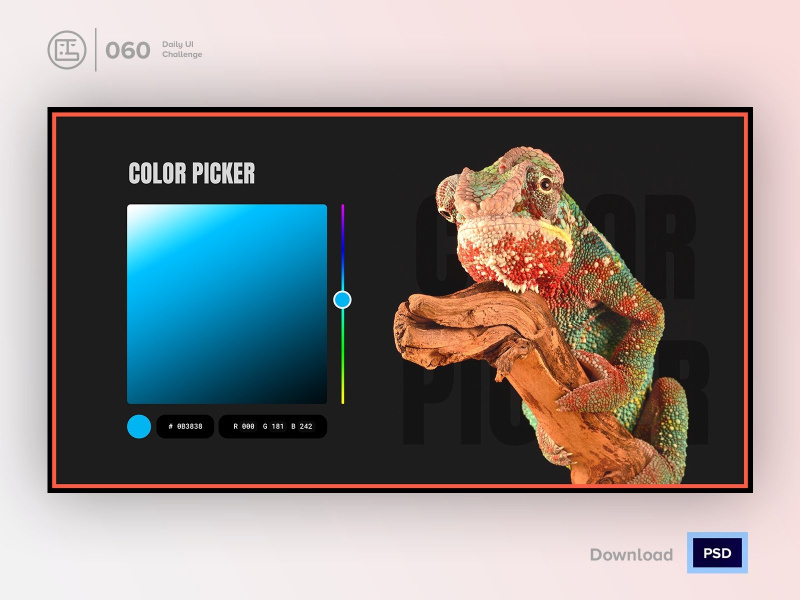 Color Picker Daily Ui Challenge 060 100 By George Epicpxls