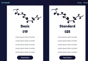Mtheme-Nature Simple Modern Bootstrap Landing Page Template