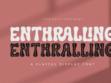 Enthralling - Display Font preview picture