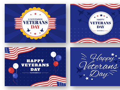 14 Veterans Day Design Illustration