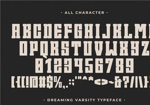 Dreaming Varsity - Modern Slab Serif Font