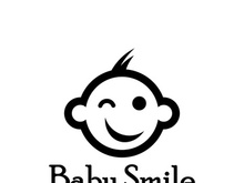 Cute Happy Baby Face Smile Logo Template