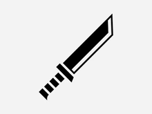 Crossed swords vector icon illustration