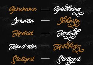 Anasite Malela - Bold Script Font