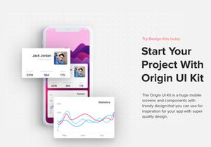 Origin Mobile UI Kit for FIGMA