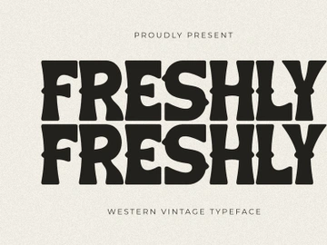 Freshly - Western Vintage Font preview picture