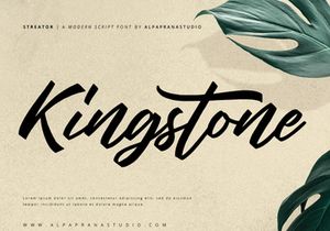 Streator - Modern Script Font
