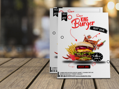 Amazing Burger Flyer Template