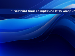 Blue abstract wavy background preview picture