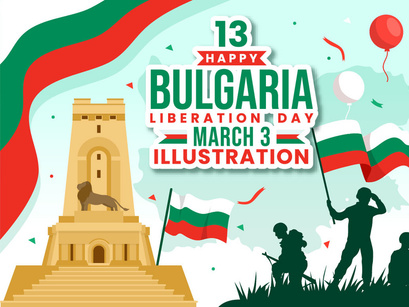 13 Bulgaria Liberation Day Illustration