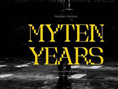 Myten Years | Display Serif Font