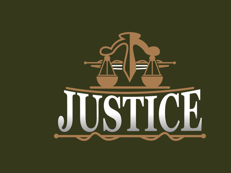 Lawyer Logo, Law Court Simple Design