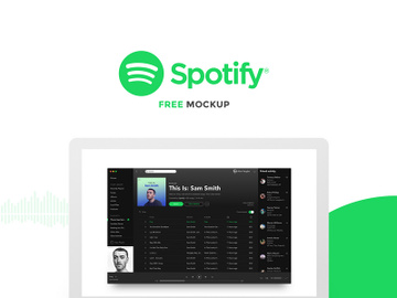 FREE - SPOTIFY MOCKUP preview picture