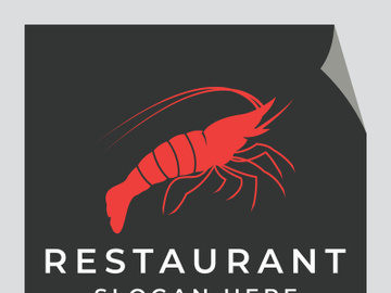 Vintage lobster logo preview picture