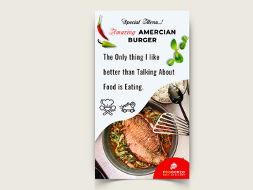 Food Social Media Post Template preview picture